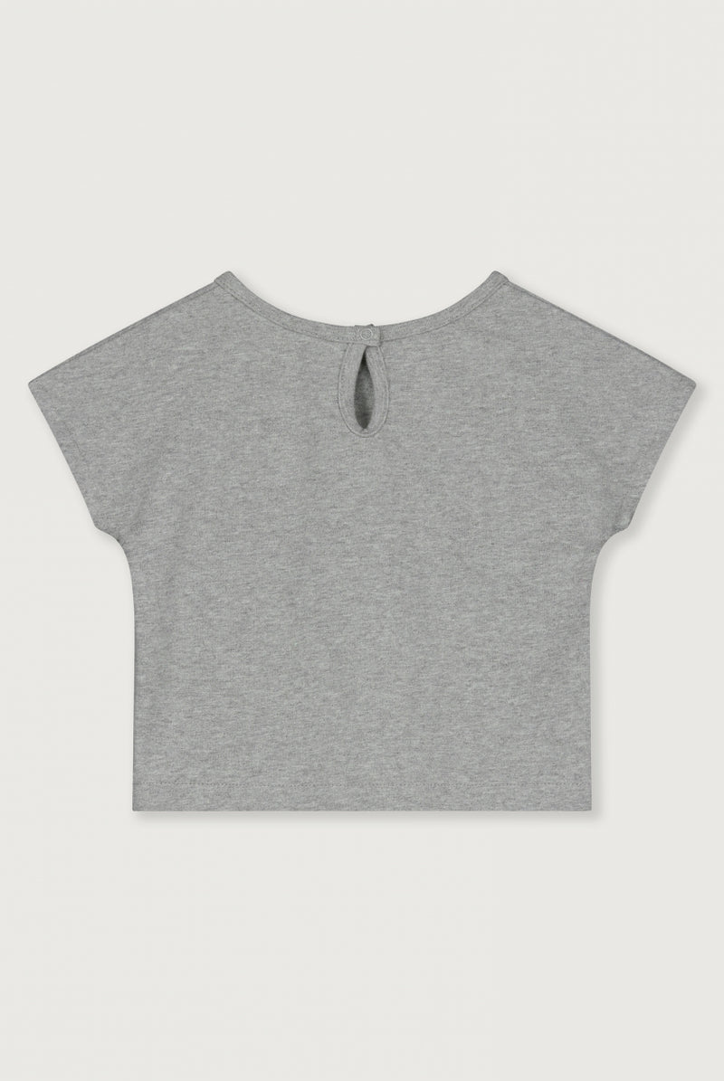 Baby Top GOTS | Grey Melange