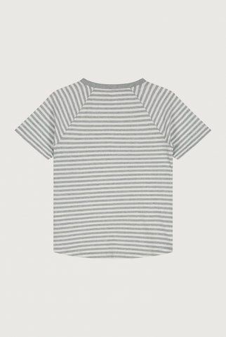 Crewneck Tee | Grey Melange - Off White