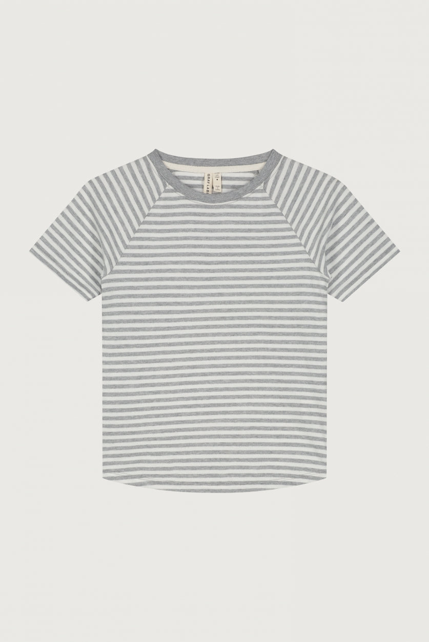 Crewneck Tee | Grey Melange - Off White