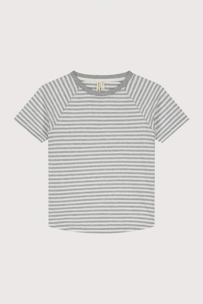 Crewneck Tee | Grey Melange - Off White