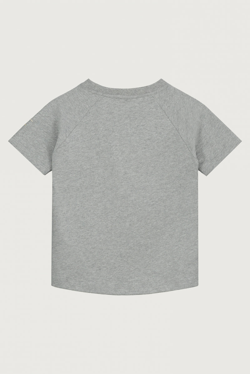 Crewneck Tee | Grey Melange