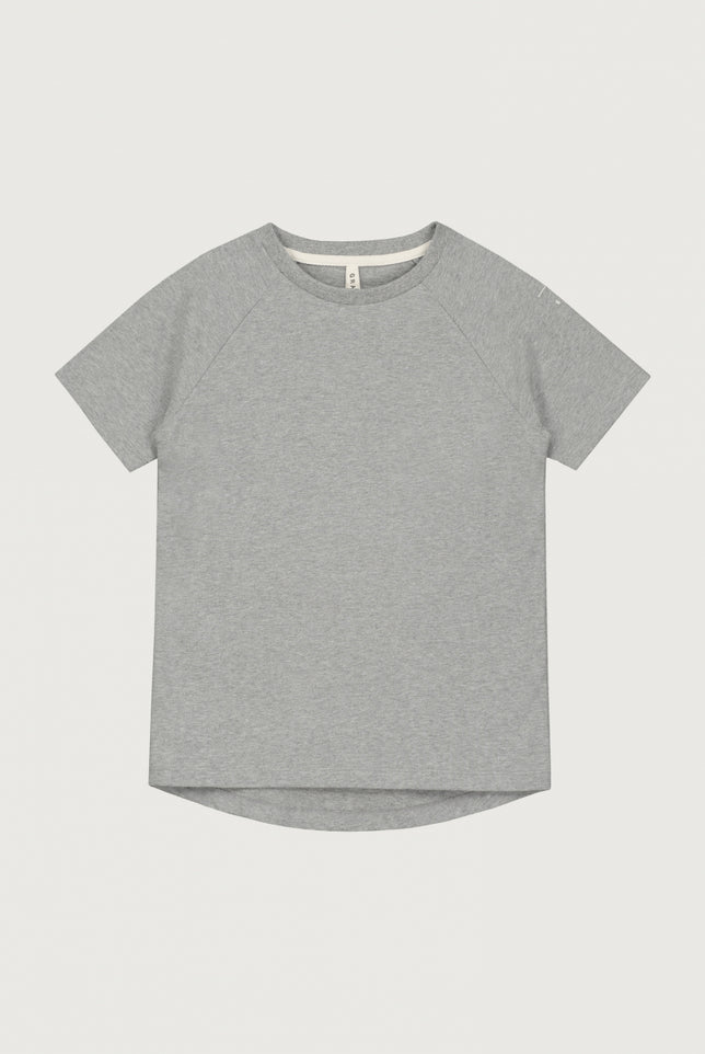 Crewneck T-shirt | Gray Melange