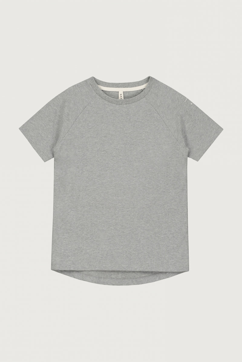 Crewneck T-Shirt | Grey Melange