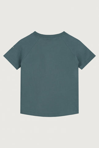 Crewneck T-shirt | Blue Gray