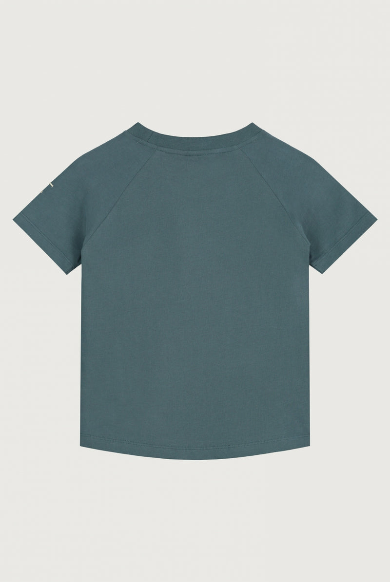 Crewneck Tee | Blue Gray