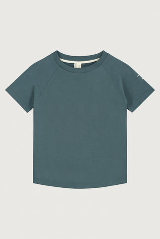 Crewneck T-Shirt | Blue Grey