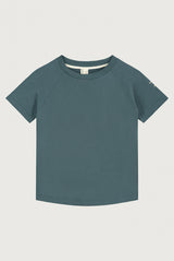 Crewneck T-shirt | Blue Gray