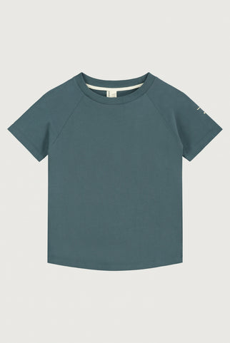 Crewneck T-shirt | Blue Gray