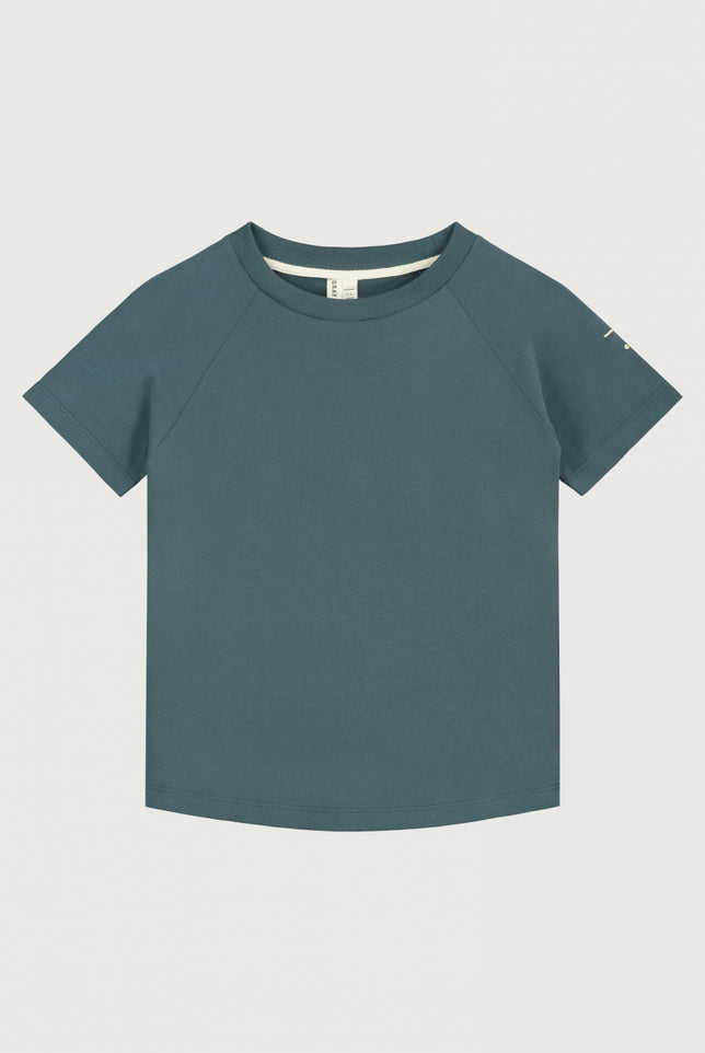 Crewneck Tee | Blue Gray