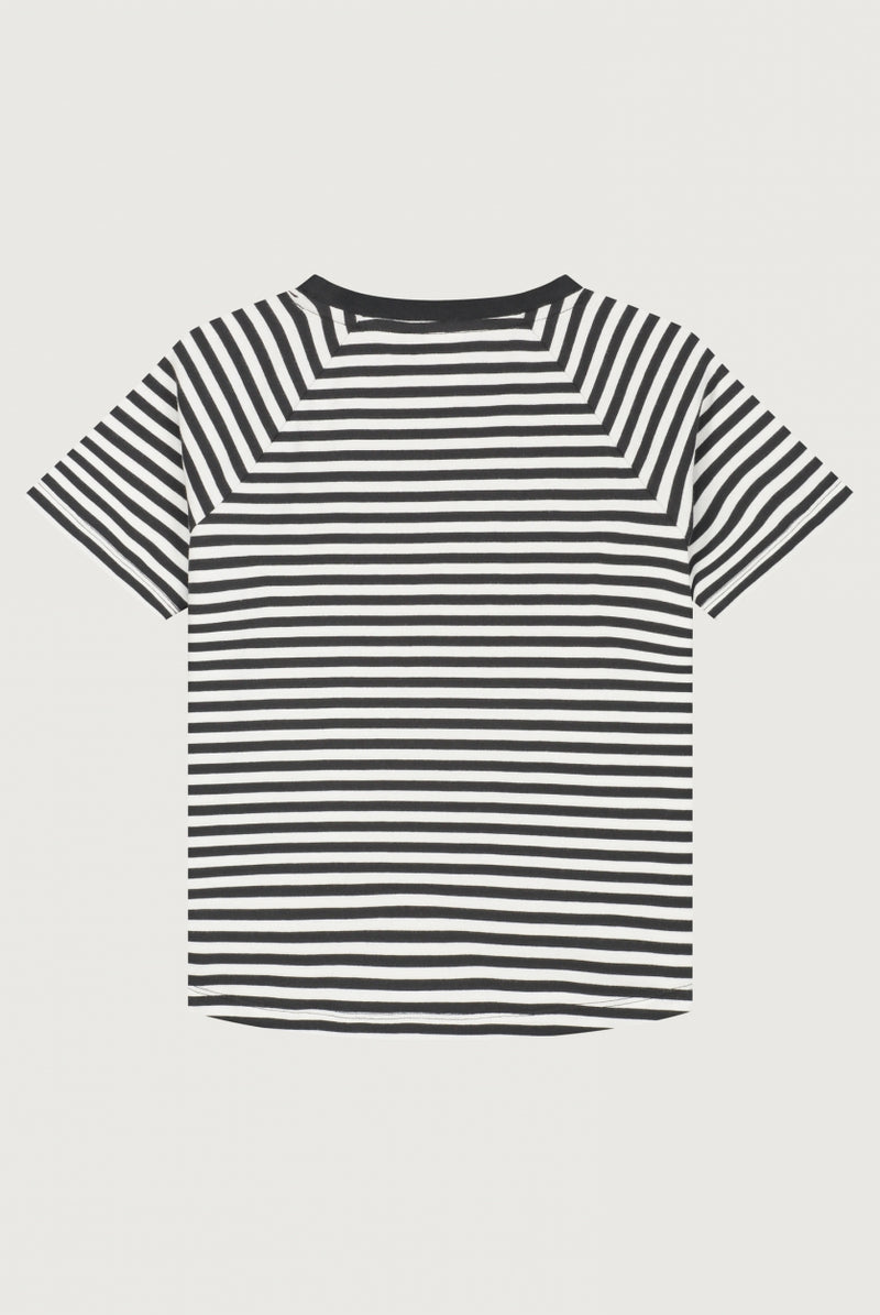 Crewneck T-Shirt | Nearly Black - Off White