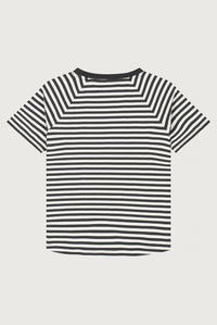 Crewneck Tee | Pirate Black - Cream