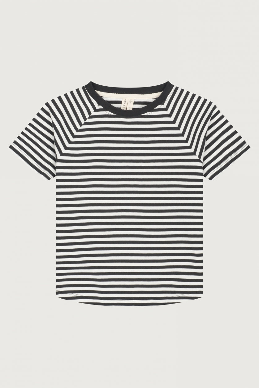 Crewneck T-Shirt | Nearly Black - Off White