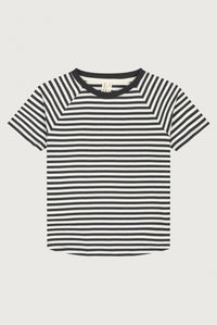 Crewneck T-Shirt | Nearly Black - Off White