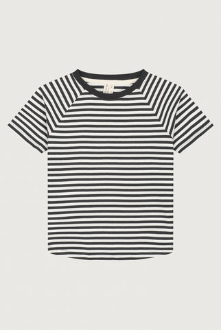 Crewneck T-Shirt | Nearly Black - Off White