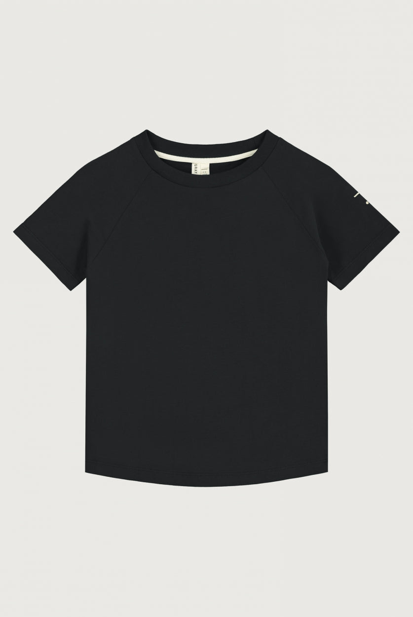 Crewneck T-Shirt | Nearly Black