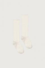 Lange Gerippte Socken | Cream