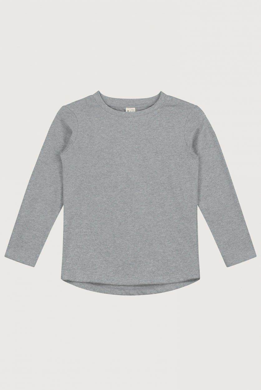 T-shirt met lange mouwen | Grey Melange