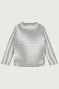 L/S Tee | Grey Melange - Off White