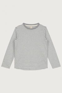 L/S Tee | Grey Melange - Off White