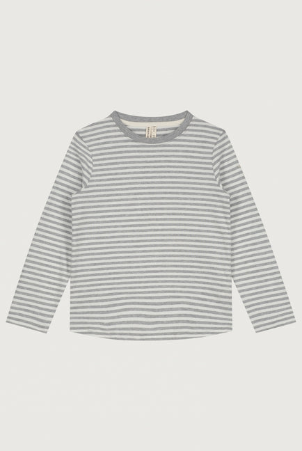 T-shirt met lange mouwen | Grey Melange - Off White