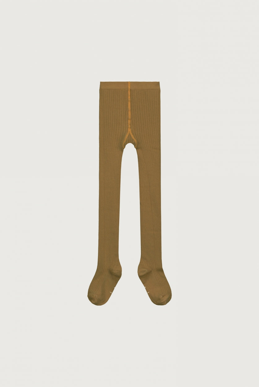 Ribbed Tights | Peanut