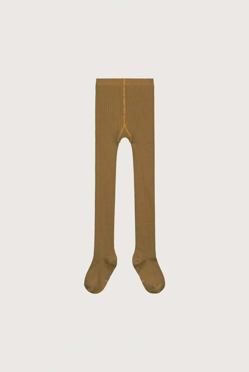 Ribbed Tights | Peanut