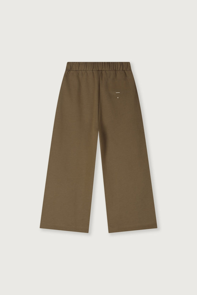 Straight Pants With Slit | Woody