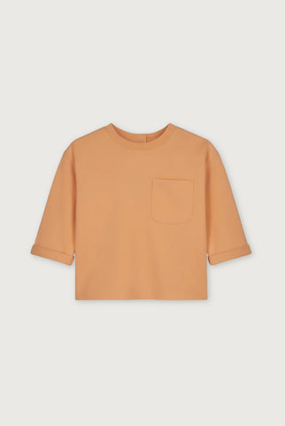 Baby L/S Pocket T-shirt | Melon