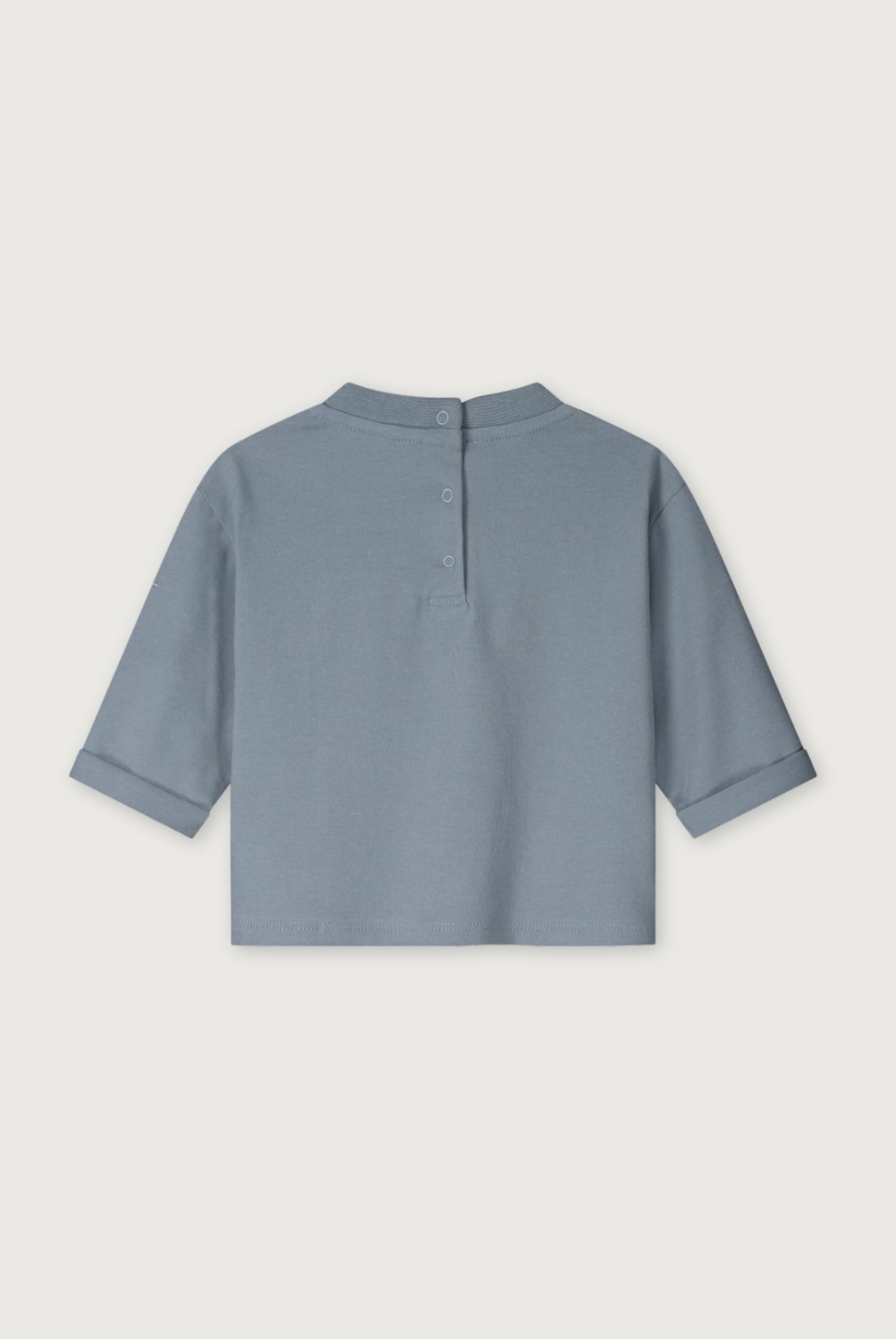 Baby L/S Pocket Tee | Stone Gray