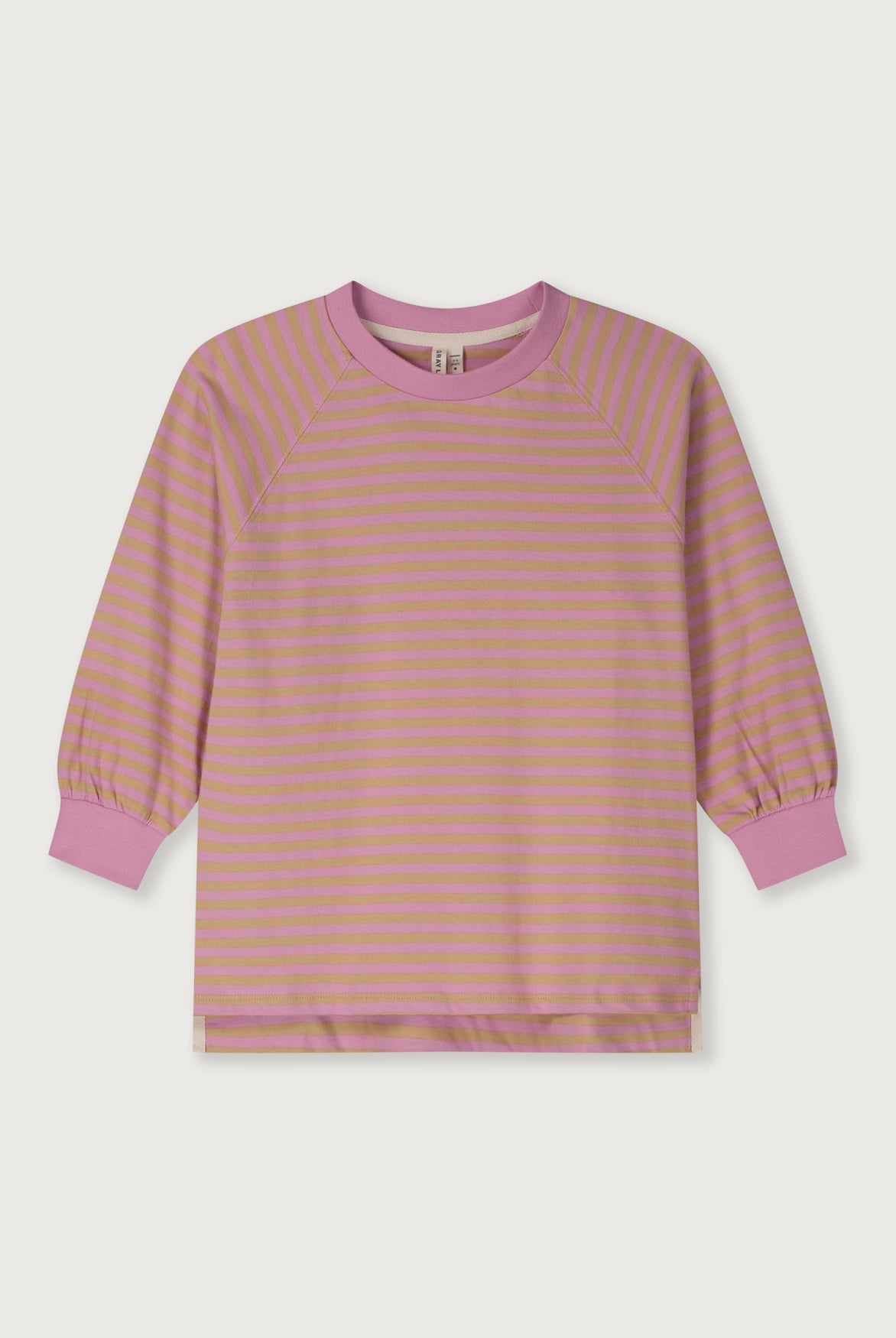 Oversized L/S Tee | Bubblegum - Cookie