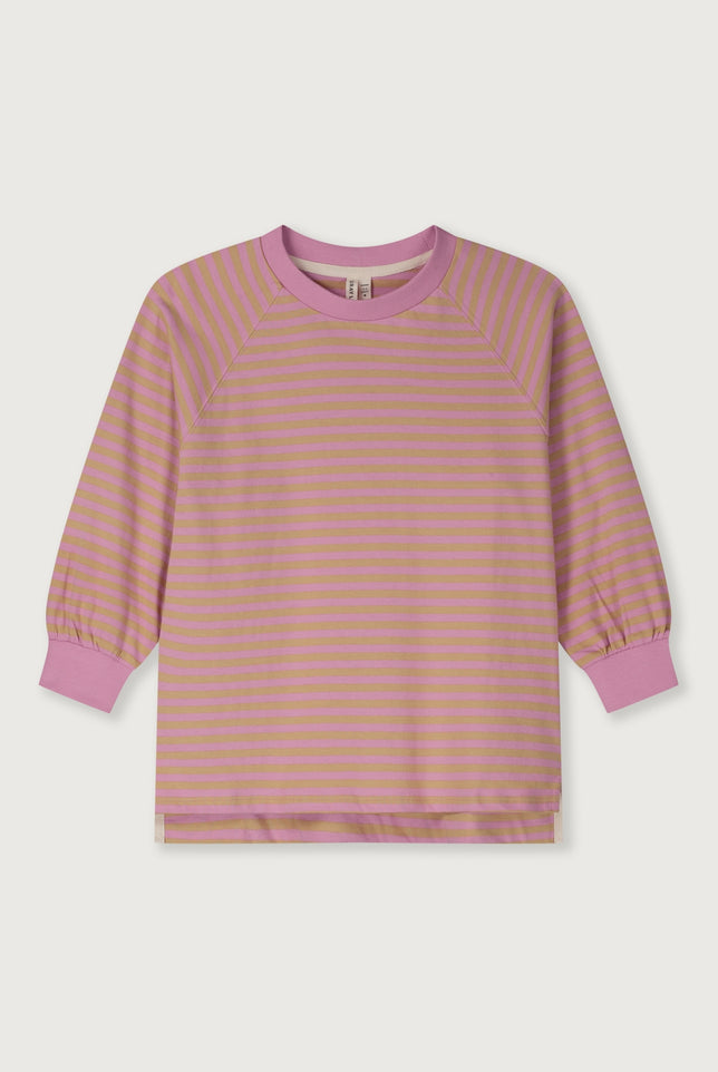 Oversized L/S Tee | Bubblegum - Cookie