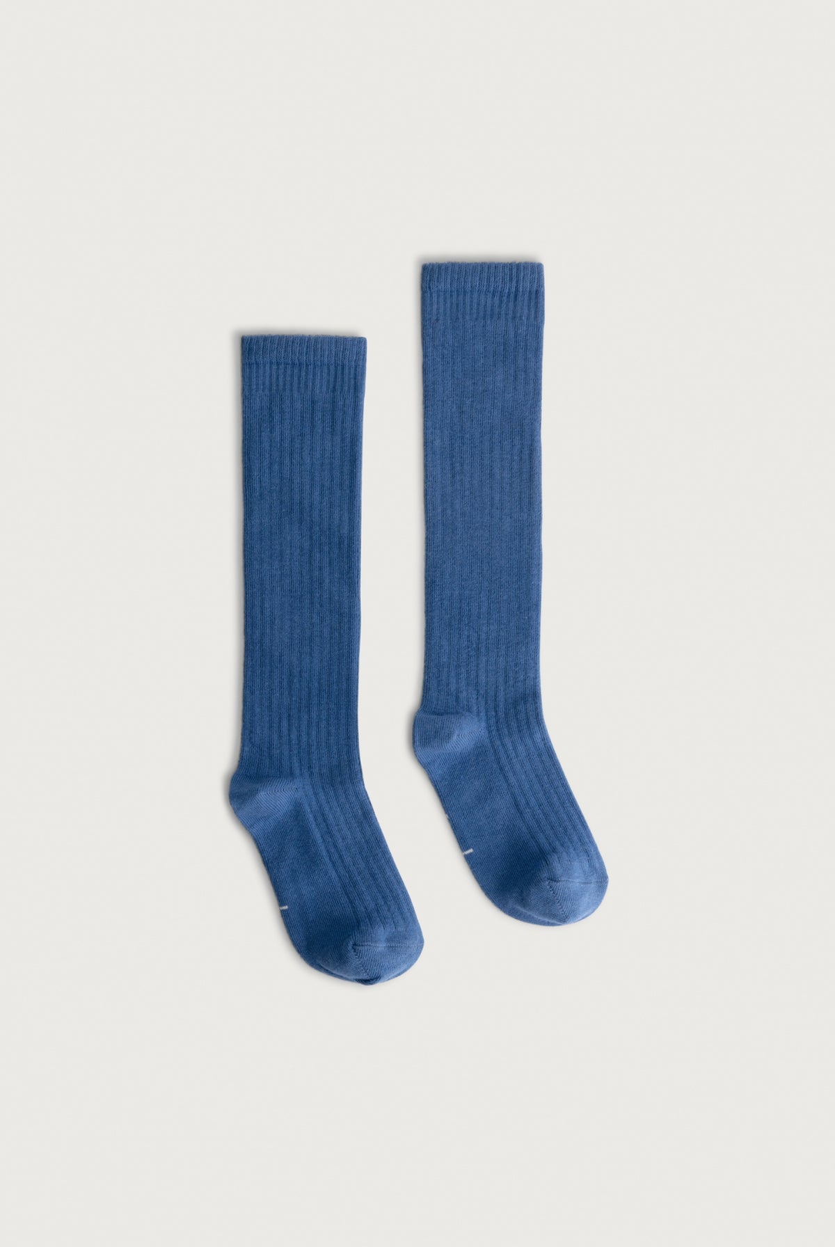 Long Ribbed Socks | Blue Moon