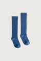 Long Ribbed Socks | Blue Moon