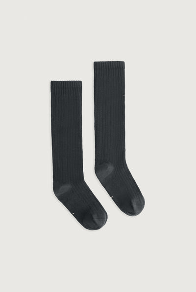 Geribde Sokken | Pirate Black