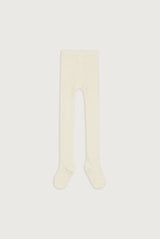 Ribbed Tights | Cream