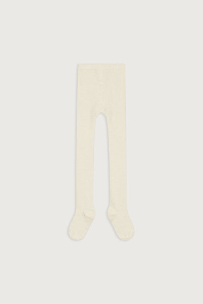 Ribbed Tights | Cream