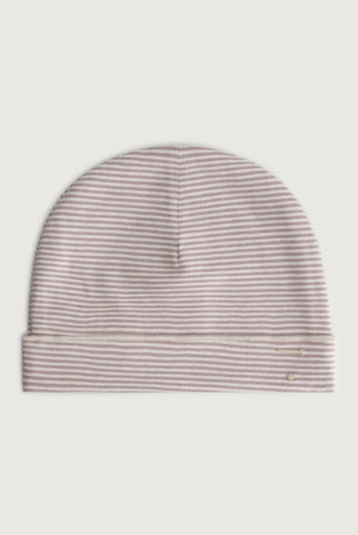 Baby Beanie | Berry - Cream