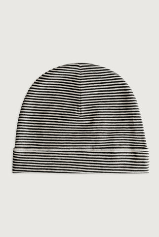 Baby Beanie | Pirate Black - Cream