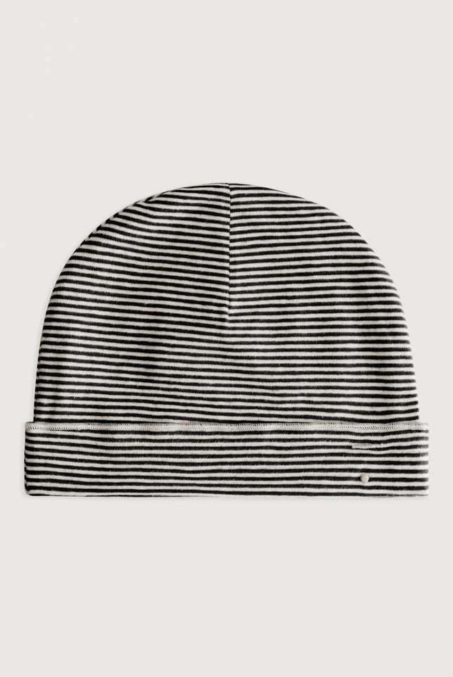 Baby Beanie | Pirate Black - Cream