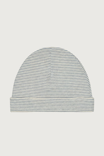 Baby Beanie | Stone Gray - Cream