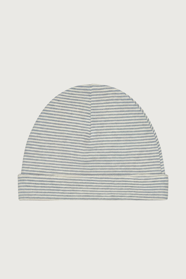Baby Beanie | Stone Gray - Cream