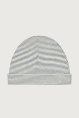 Baby Beanie | Stone Gray - Cream
