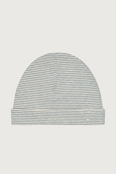 Baby Beanie | Stone Gray - Cream