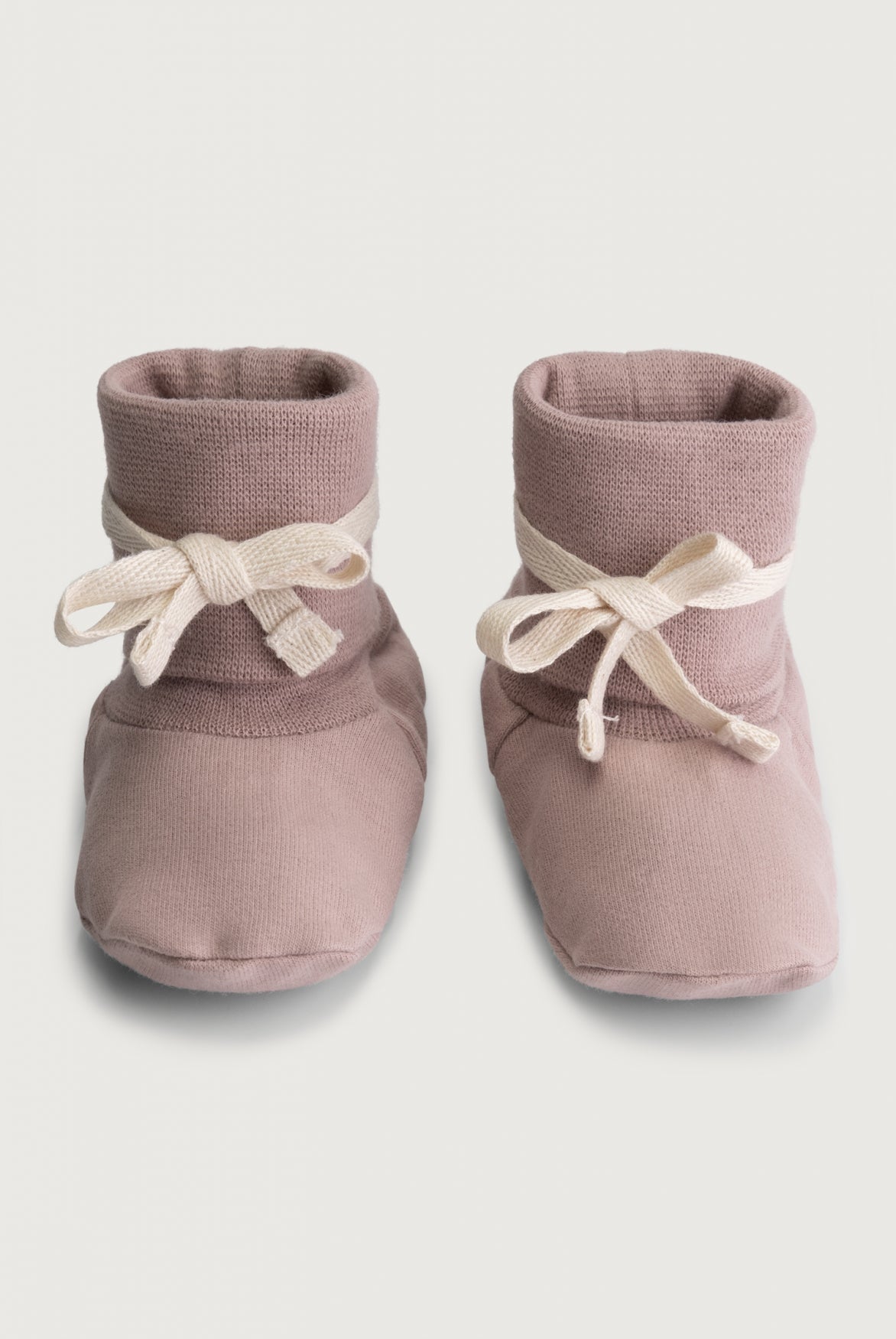 Baby Ribbed Booties | Berry