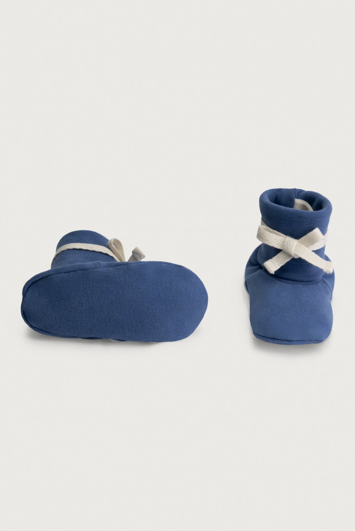 Baby Ribbed Booties | Blue Moon