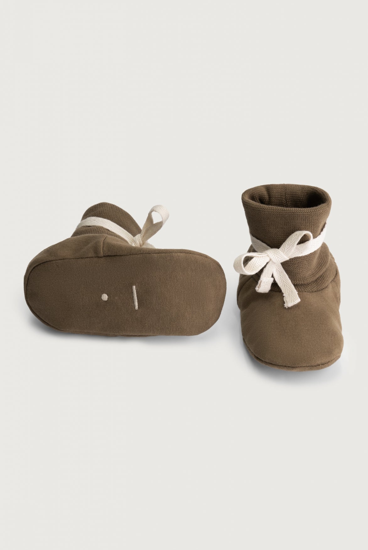 Baby Ribbed Booties | Woody