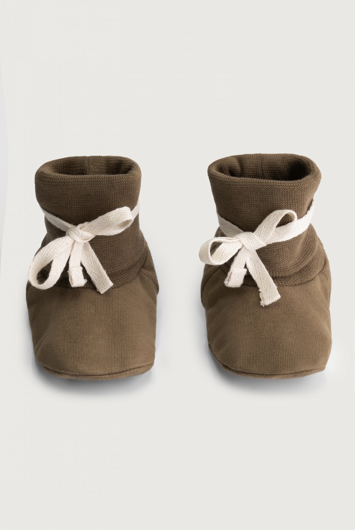 Baby Ribbed Booties | Woody