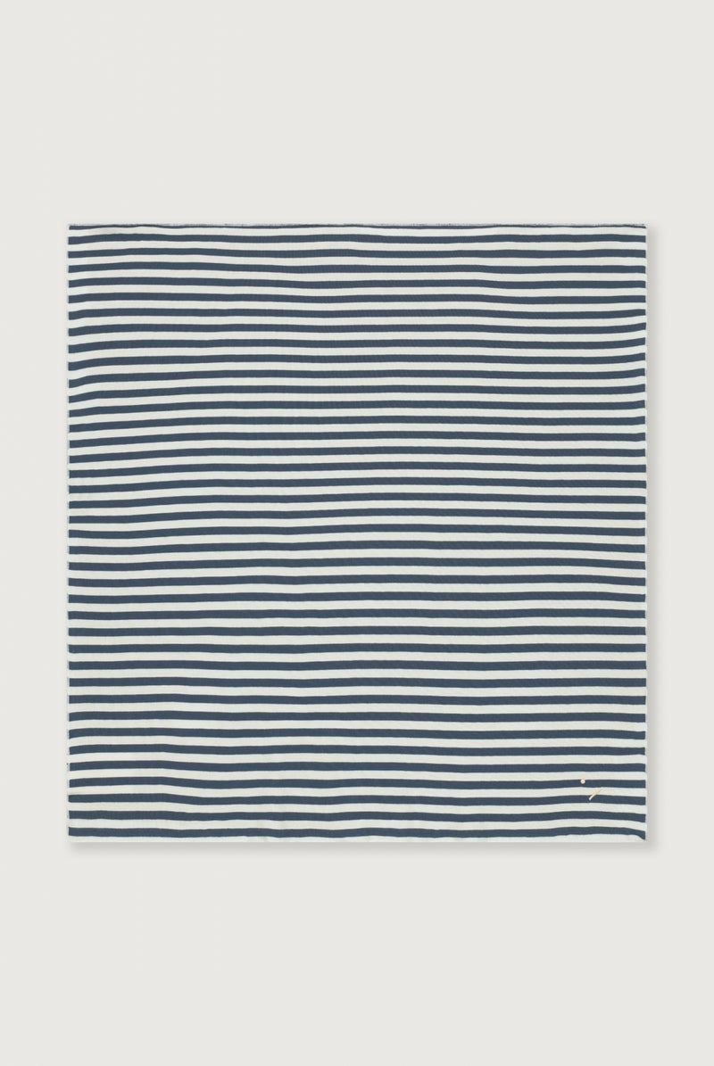 Multi Swaddle - Scarf | Blue Grey - Cream