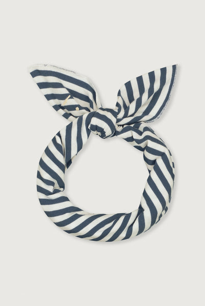 Multi Swaddle - Scarf | Blue Gray - Cream