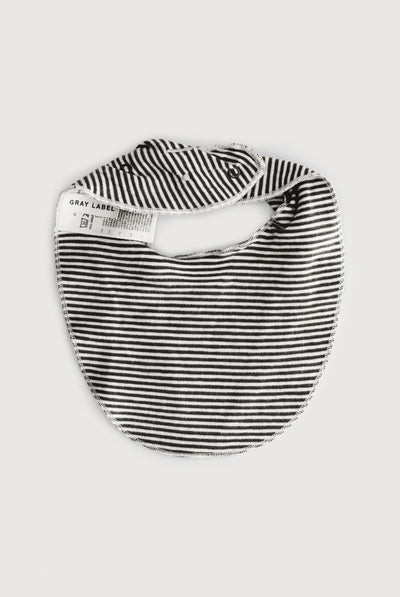 Baby Bib | Pirate Black - Cream